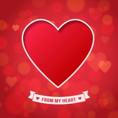 Valentine's Day and wedding romantic heart background N3