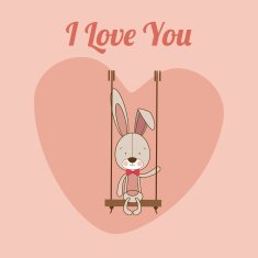 Love Design Over Pink Background Vector Illustration N11