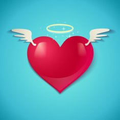 Heart with wings N7
