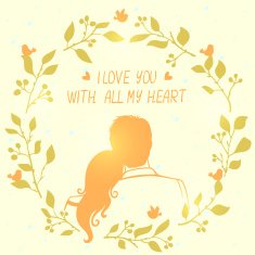 love card wreath