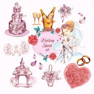 Wedding Sketch Colored N2