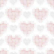 Color love seamless pattern