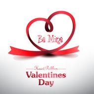 Heart Ribbon Element of valentine&#039;s day N2