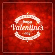 Happy Valentine&#039;s day Vector Background N15