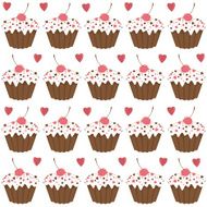 Celebration pattern with cupcakes N2