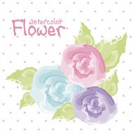 watercolor flower N15