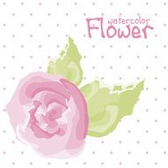 watercolor flower N16
