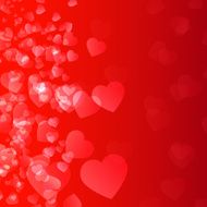 Heart valentine light background N3