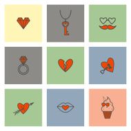 Happy Valentines Day Icons N603