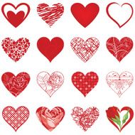 Hearts icon set N2