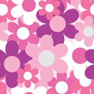 Flowers Nature Seamless Pattern Background Vector Illustration N3