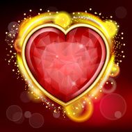 Valentines Day background with heart N5