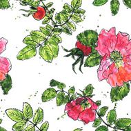 Vector floral seamless pattern N56
