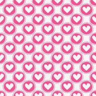 Seamless pattern with hearts Vector illustration N6