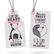 Vintage Valentine&#039;s Day Gift Tags