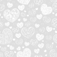 Seamless pattern of hearts N53