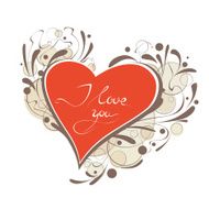 Happy Valentine&#039;s Day vector card N10