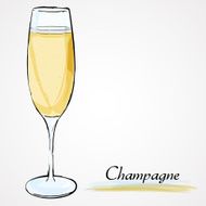 glass of champagne N3