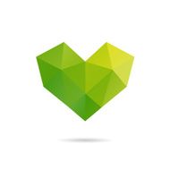 Heart abstract isolated on a white backgrounds vector illustration N4