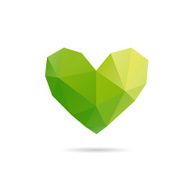 Heart abstract isolated on a white backgrounds vector illustration N5