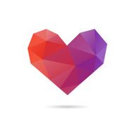Heart abstract isolated on a white backgrounds vector illustration N6