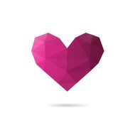 Heart abstract isolated on a white backgrounds vector illustration N7