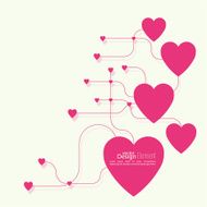 Heart with links