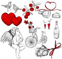 Collection of pictures for st Valentines Day