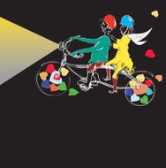 Couple cycling N2