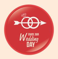 Happy Wedding desing vector illustration N28