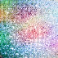 Blue glitters on soft blurred background EPS 10
