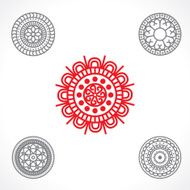 Round ornament N3