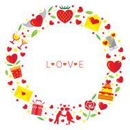 Love Icons Wreath N2