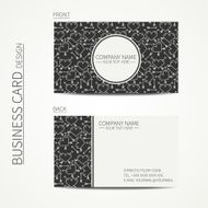 Vintage creative simple business card template Vector design eps10 N5