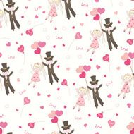 Valentines day seamless pattern N3