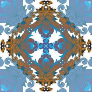 Fantastic floral ornament N12