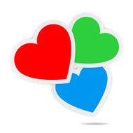 Group of hearts