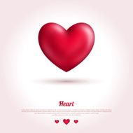 Pink heart Valentines day party invitation