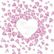 vintage gentle pink valentine s card design N2