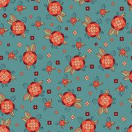 Floral Pattern N887