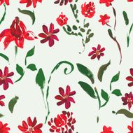 Seamless pattern with flowers N89