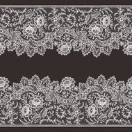 Lace Horizontal Seamless Pattern