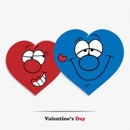Abstract cartoon hearts N3