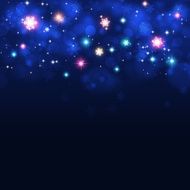 Abstract blue Christmas background N2