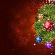 Red Holiday Xmas Decoration