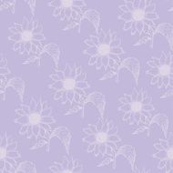 seamless pattern with sunflowers N5