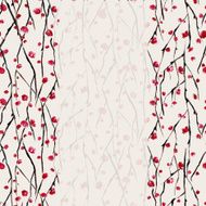 Watercolor background with the branch of flowers N3