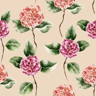 Seamless pattern with Ñamellia flower N9