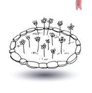 garden flowers vector illustration N2