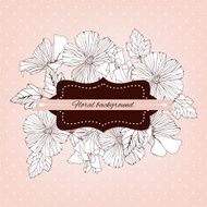 Vintage frame design for invitation wedding or greeting cards N2